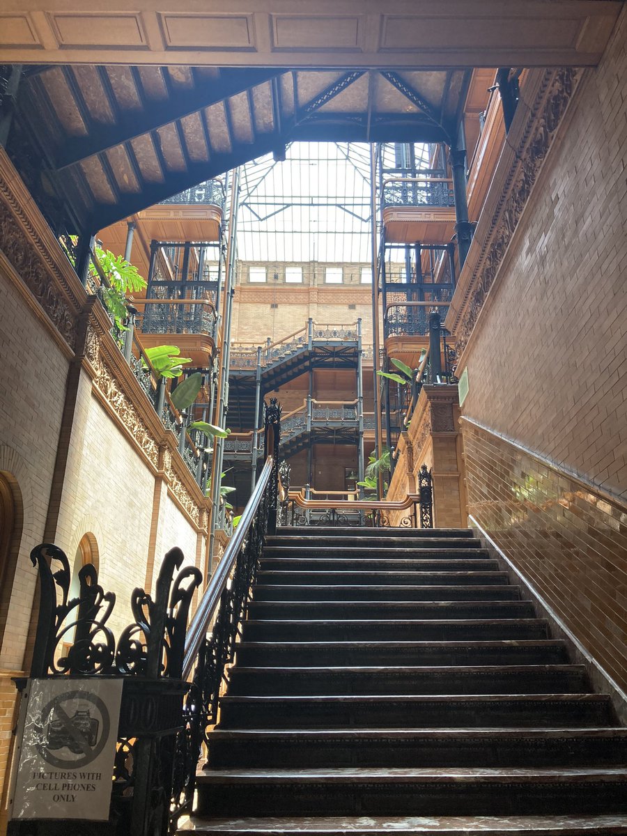 inktheory's tweet photo. Friday museums, art and architecture in Los Angeles 
*
*
*
@TheBroadMuseum @MOCAlosangeles #Bradburybuilding #westcoast #summerinla https://t.co/KklYpLS8wV