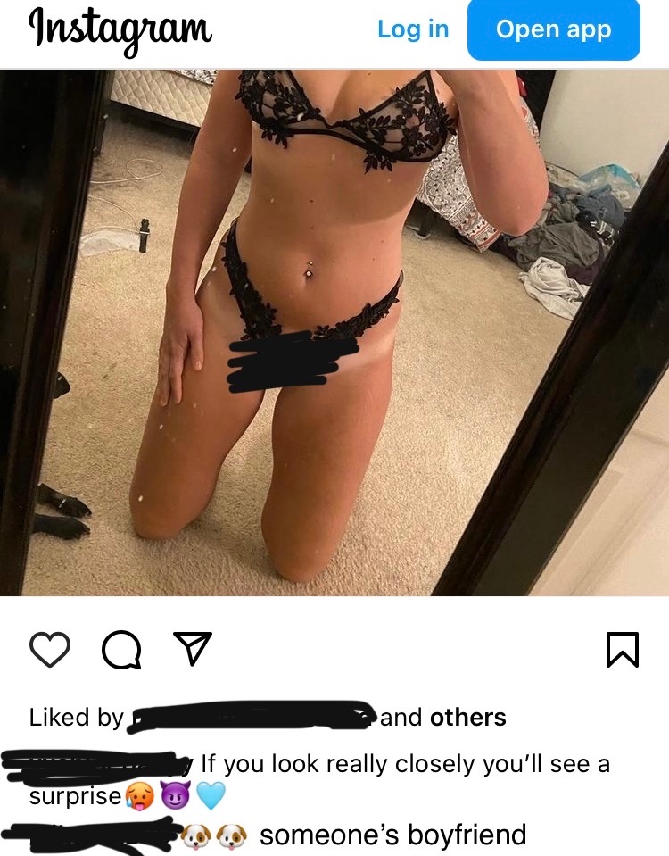 caught in the act thanks to FindIGcomments.com! #cheatersexposed #narcissists #infidelity