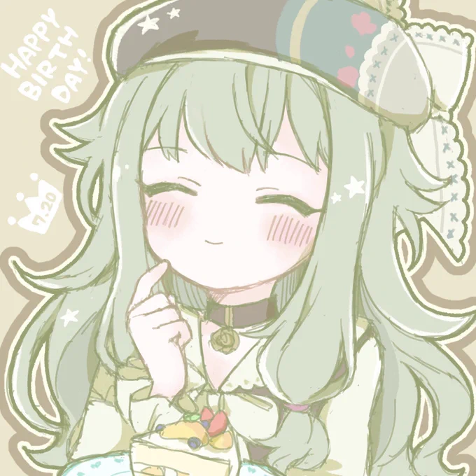 過去絵再掲でお祝いおめでとう!!世界の歌姫になってね!! #草薙寧々誕生祭2024 