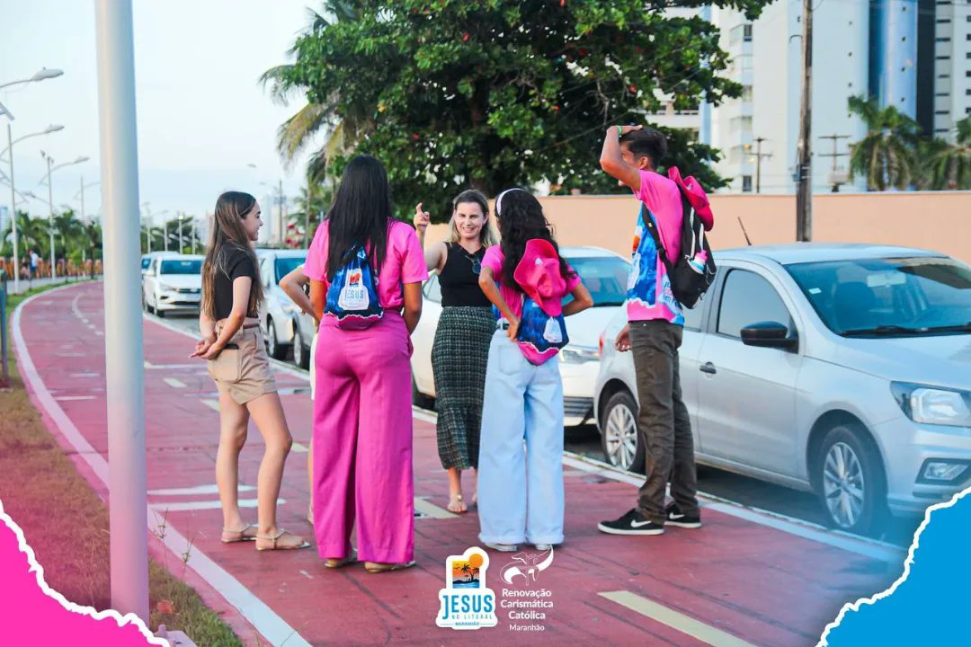 rccma's tweet photo. E tá bonito, tá legal,
Isso é Jesus no Litoral! 🎶🩷💙

Seguindo a programação, a missão na tarde desta sexta-feira foi Espigão Ponta D'Areia. 
Tivemos Grupo de Oração, querigma e muuuita animação. 

#Rccmaranhaooficial #jesusnolitoralrccma
#JNL2024 #Rccbrasil 
#IgrejaCatolica https://t.co/K2MrlDiKYe