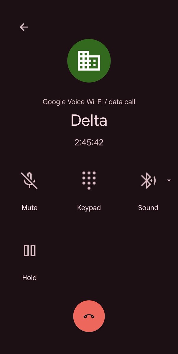 angelrobots's tweet photo. @Delta is anyone there?
2 hours 45 minutes and waiting.
Haven't talked to any humans yet. https://t.co/ie2fcsVAKM