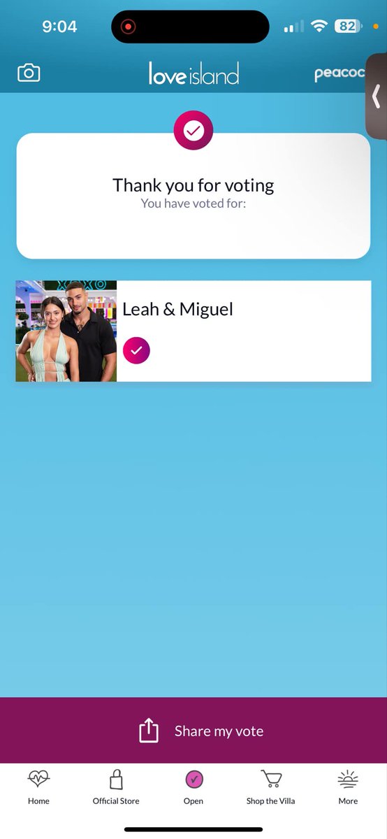 librajpg1xx's tweet photo. My couple people - leah &amp; miguel 🫶🏼🫶🏼 Done voting 🎉🎉 #loveislandusa #mileah https://t.co/SRHcJ6UhqZ