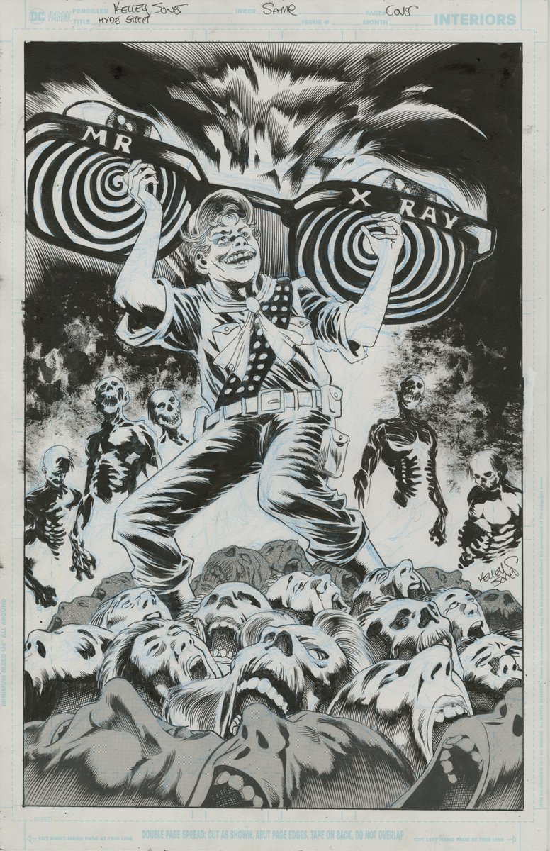 Cover for the outstanding comic 'Hyde Street' by <a href="/geoffjohns/">Geoff Johns</a>  Johns and Ivan Reis.
Really one of the finest comics I've read .It was a honor to do this.