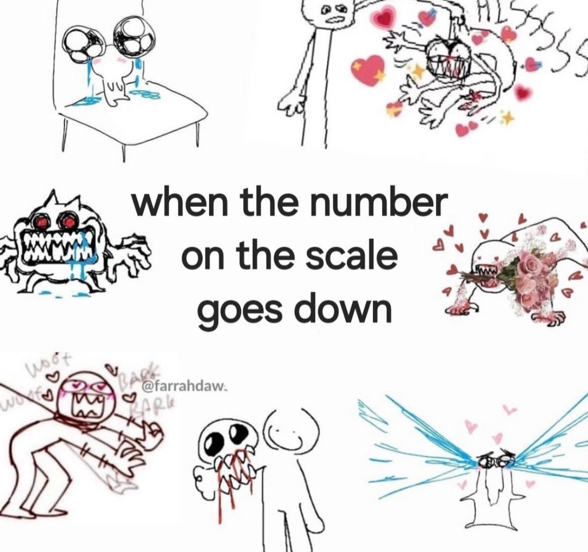 wishing rapid weight loss to everyone who interacts <3