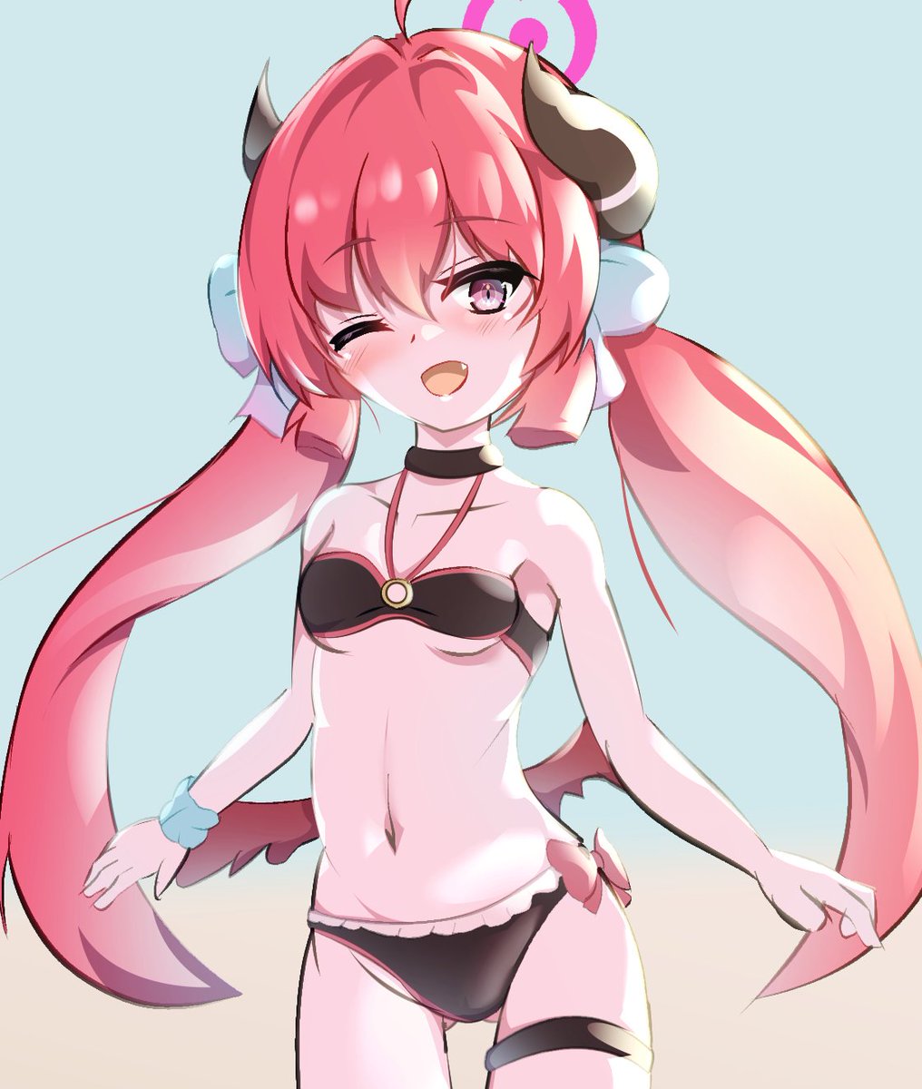 ジュンコは黒も暖色系も似合う! #ブルアカ 