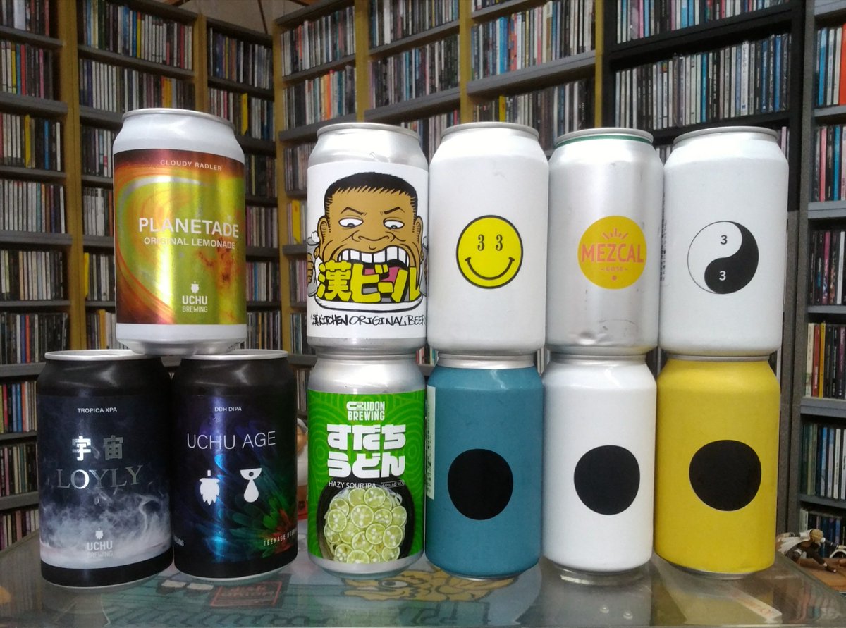 ken397's tweet photo. クラフトビールいろいろ入荷🍻🍺

#uchubrewing 
#うちゅうビール 
#うちゅう買える 
#planetadeoriginallemonade 
#宇宙loyly 
#uchuage 

#漢ビール #漢akagami 
#すだちうどん  

#33acres 
#ocean 
#life 
#sunshine 
#nirvana 
#mezcalgose 
#fluffycloud 
#craftbeer 
#酒のいとう https://t.co/xgK7x1yCLM