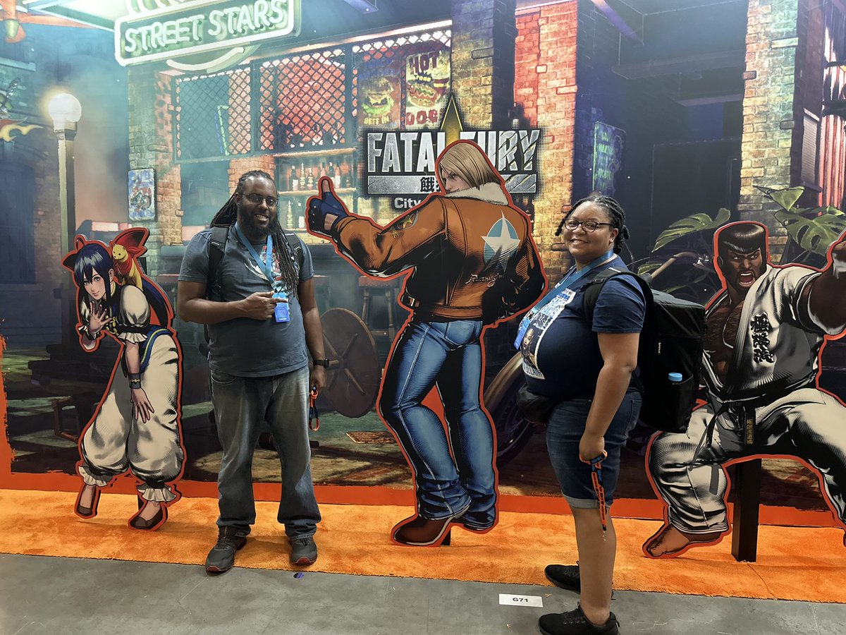 Tdotimus's tweet photo. Having fun at EVO
 #FatalFury https://t.co/odCBF5nZow