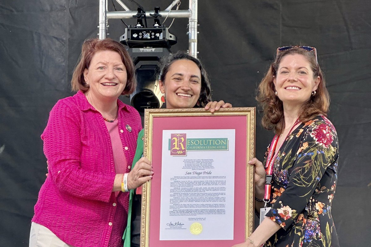 Senate President pro Tempore Emeritus Toni Atkins tweet media