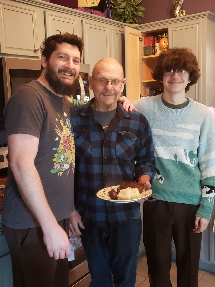 SecretGhostBand's tweet photo. Our dad, Danny Newman Hance, Jr., passed away earlier today. 

He taught us how to play music in the first place. He taught us everything. He really had an outsized personality and influence. 

We love you, and are going to miss you, Dad. https://t.co/o3VFJ2yJTK