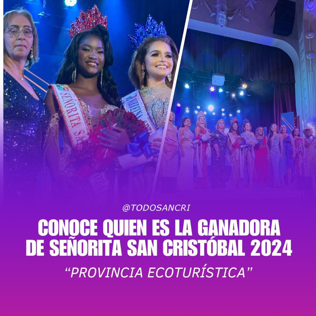 La noche de este Viernes 19 de Julio en la Escuela de Bellas Artes de San Cristóbal, tras ser celebrado el Certamen de belleza que lleva por nombre Señorita San Cristóbal “Provincia Ecoturística” donde participaron 8 jóvenes

Más en nuestro Instagram