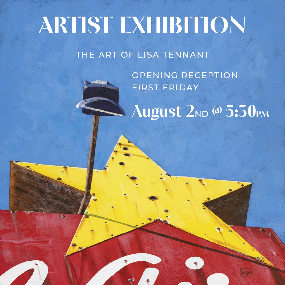 Lisa_Tennant's tweet photo. Show opening  @ The Art Dept in Temple on Friday, 8/2/24, 5:30pm showing a variety of my work. They put on a fantastic opening. If you’re in the area  stop by at 14 S 4th St. in Temple, TX. For info visit https://t.co/jVnO8Vuc6m. #originals #gallery #exhibition #interiordecor https://t.co/vq7IfYUDYc