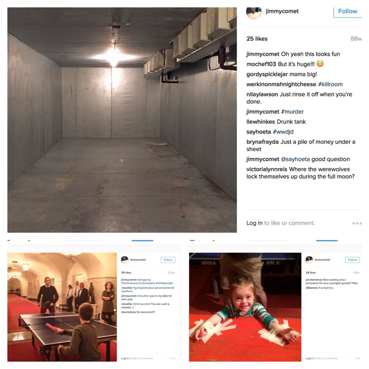 piraguon's tweet photo. @ElTrumpista Dejo Esto Aca
#PizzaGate fotos del Instagram del DUEÑO de Comet Pizza,la primera con el ht #killroom (cuarto de la muerte),otra con una nena atada refiriéndose a los “invitados más pequeños” y otra de Obama jugando con un niño https://t.co/XiZqrizRpL