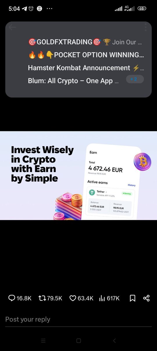 Maverick148695's tweet photo. @smpl_app Invest in cryptocurrencies the smart way with Simple Earn! 💰

Want to earn not just from your crypto portfolio's growth but also enjoy high deposit yields? Simple Earn is your ideal choice!

📊 Top 5 Offers:
- USDT: Up to 9.4% annual yield 📈
- TRX: Up to 20% annual yield🚀 https://t.co/nfbJ2EpOGp