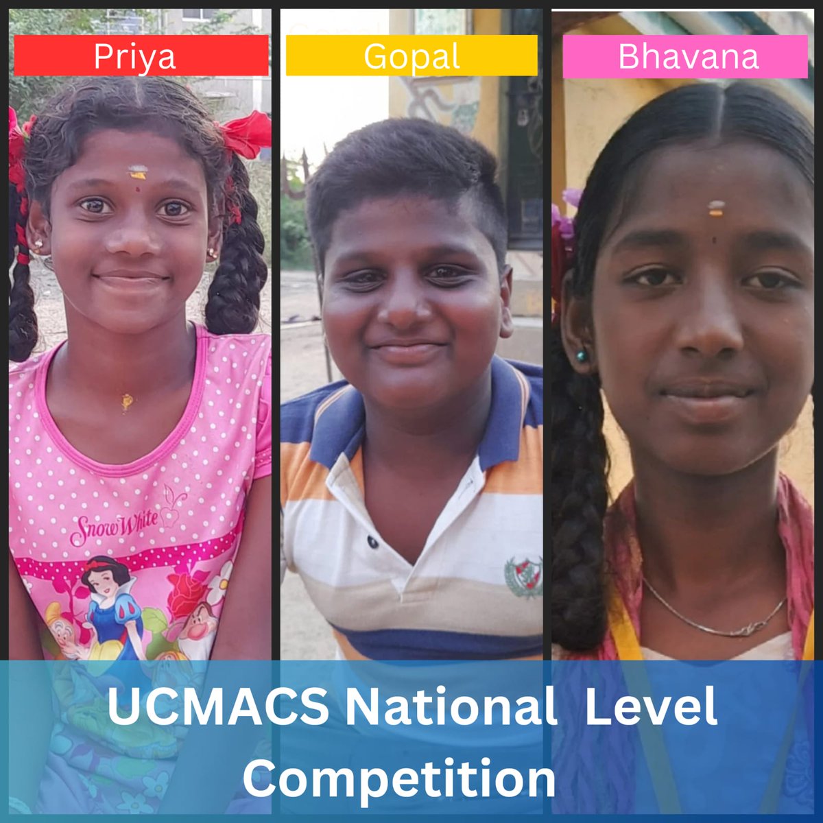 SreeSuryamohan's tweet image. These 3 Kids from our Learning Centre are appearing for National Level #Abacus Competition in August. 

Need Rs.5,000/- for their travel conveyance and other expenses. 

To contribute :
📱 9384991288

#Education #Sriperumbudur