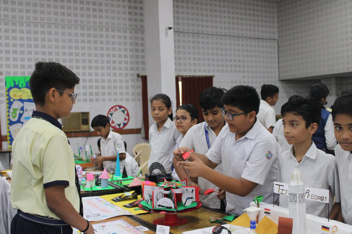 subodh_jaipur's tweet image. THE SCIENCE SPECTRUM # DAY 2 ANNUAL MODEL COMPETITION
Subodhites @ Rambagh branch unlocked the secrets and mysteries of Science and Math on Day 2 of Annual Model Science Competition .
#bestcbscschool
#modelsdisplay
#unleashedcreativity
#sciencemath
#inspiringdesigns