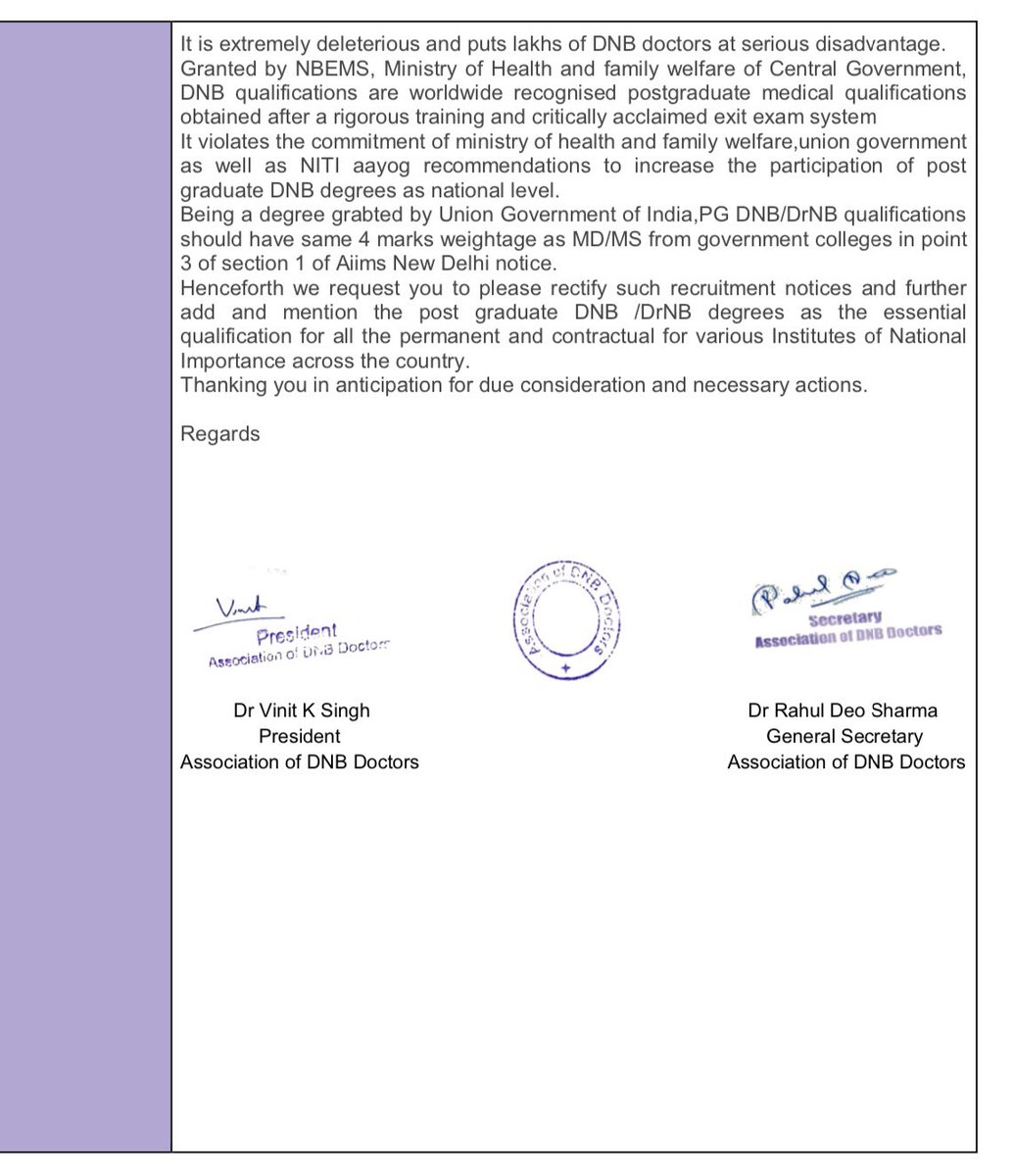 Association of DNB Doctors tweet media