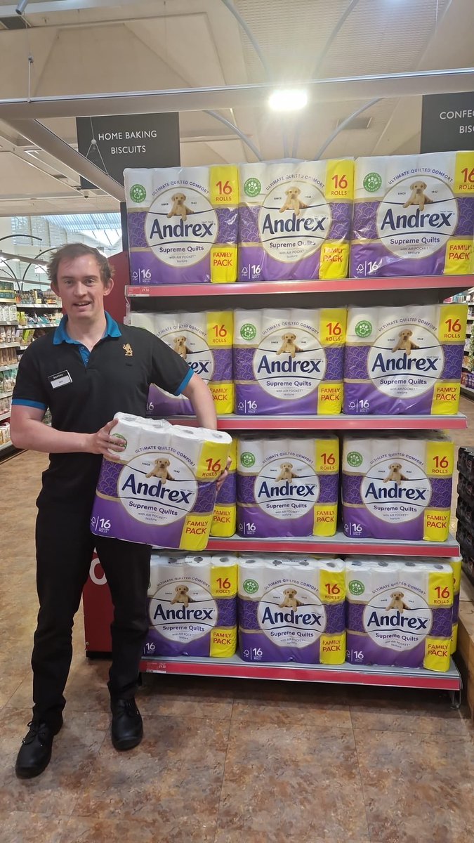 BoothsCountry's tweet photo. Will has an offer on @Andrex_UK at Knutsford today! 🧻 https://t.co/b7U7vcjc32