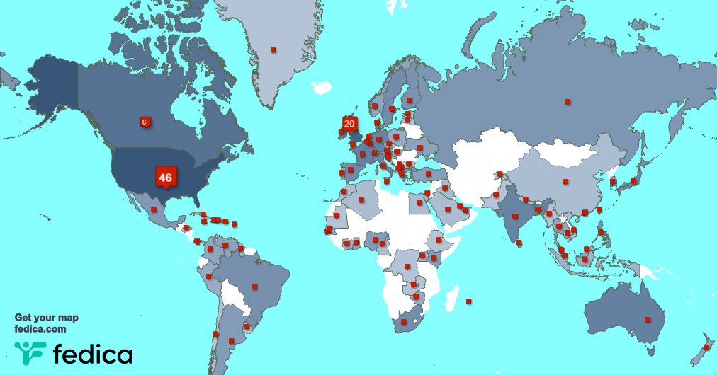 I have 4 new followers from USA 🇺🇸, and more last week. See fedica.com/!12stringjack