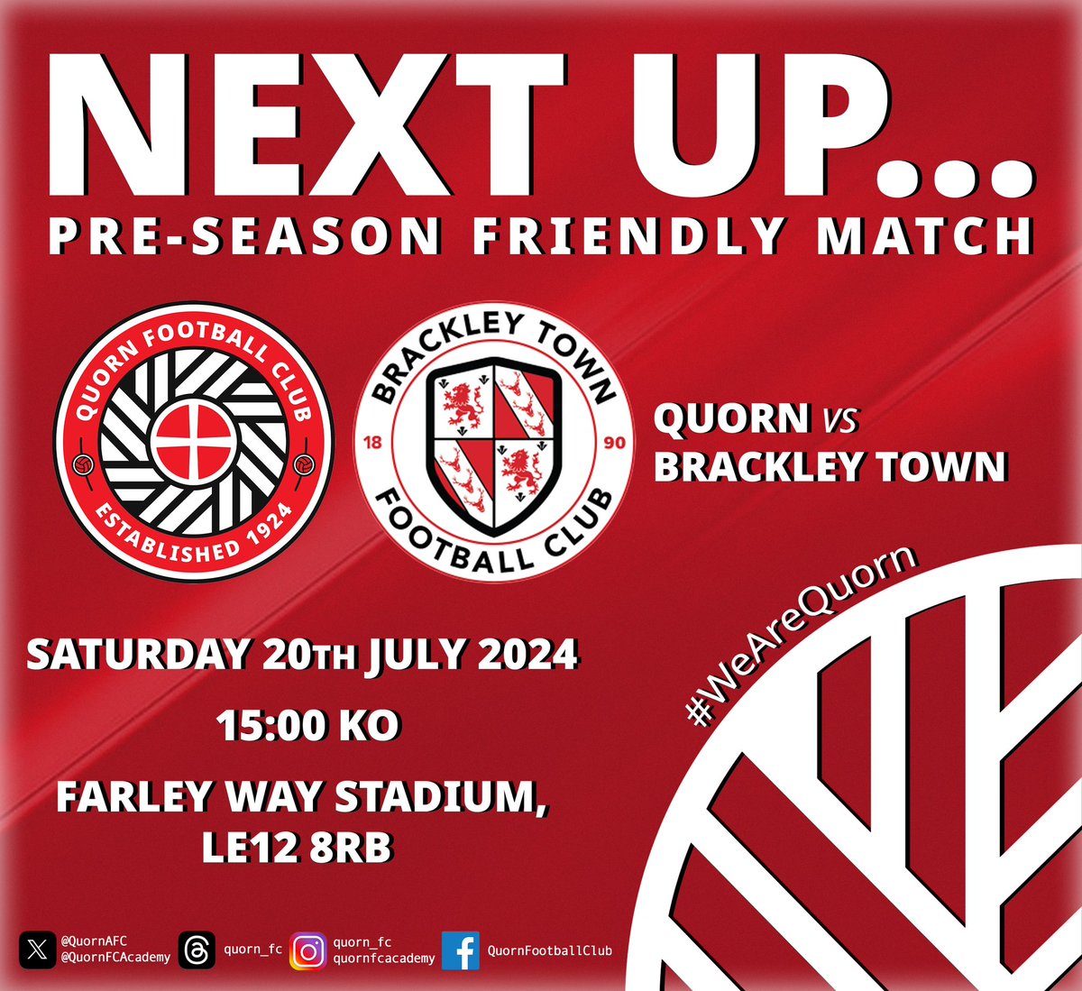 Quorn Football Club tweet media