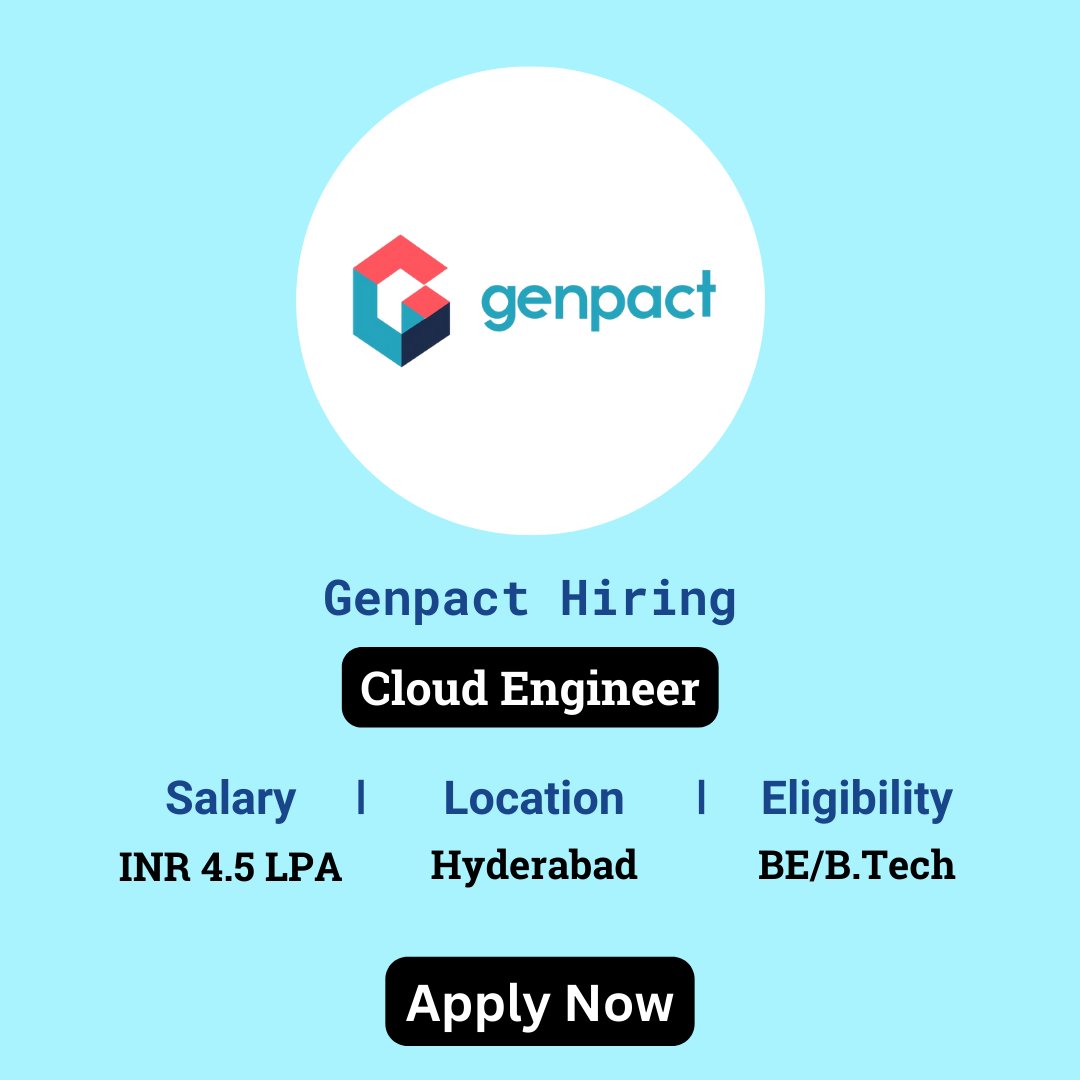karthikpattadi's tweet image. 🌟 Exciting Opportunity! Genpact is hiring Process Associates for 2024! 

👉 Apply Now: zurl.co/S0Hg 

📲 Join Our WhatsApp Group: zurl.co/ySPA

#Genpact #ProcessAssociate #offcampusdrive #2024batch #fresherjobs