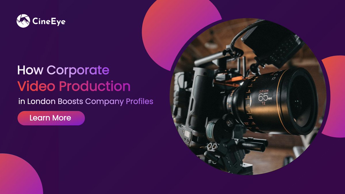 How Corporate Video Production in London Boosts Company Profiles 
 Find More: cineeye.co.uk/how-corporate-…
