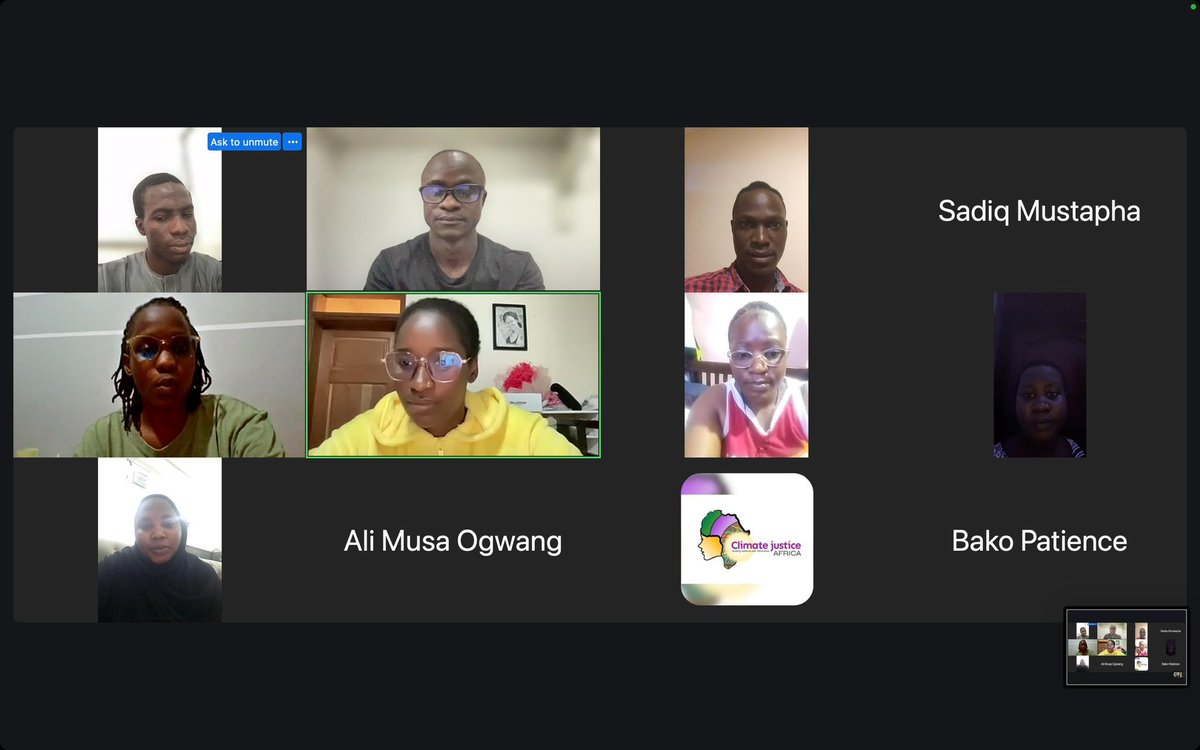 CJusticeAfrica's tweet photo. Our Onboarding call was a great start to this journey as the participants got to share their expectations with us. We got to learn the great work they are doing or aim to do in their communities. #CBSSCAP @TKobusiingye @dheenylkhair @Misereor https://t.co/BGQA6UyKgz