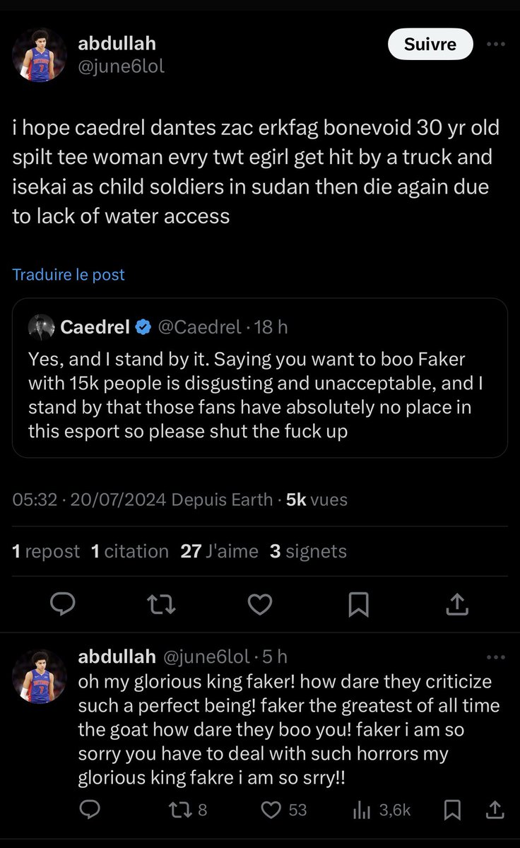 coulowbee's tweet photo. @archtuxKC @davidngluo @ChroniclerCasts Bro stop being delusional… look at the account of the guy who is laughing with him https://t.co/LUAbtdnaDf