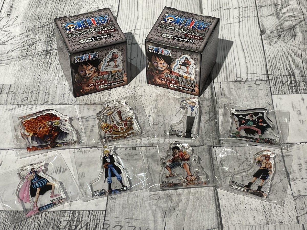ONE PIECE アクリルminiブロック 48種 まとめ売り 新品未開封 再入荷】原画商品 『ONE PIECE』アクリルminiブロック【WT100】（全