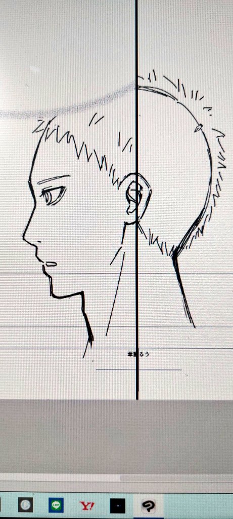 最近少しだけ横顔描くのが楽しい(*'`) 