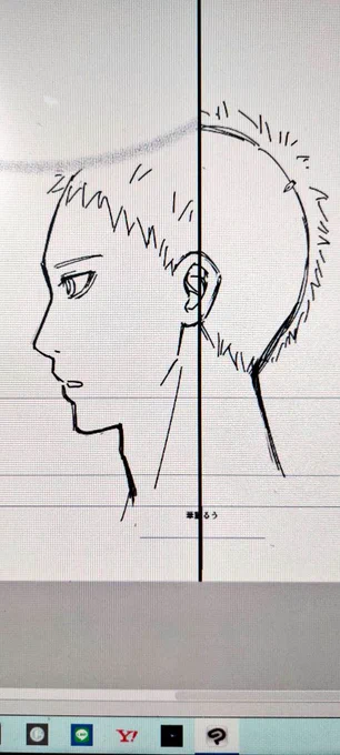 最近少しだけ横顔描くのが楽しい(*'`) 
