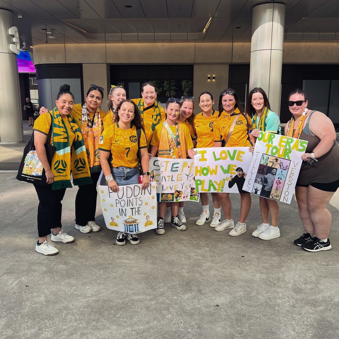 saeaustralia's tweet photo. We’re thrilled to share some 📸 from the heartfelt documentary on the Tillies by SAE's very own Matildas superfan, Aristea Vorenas! 📽️✨
#SAEUniversityCollege #Matildas #TillItsDone #StudyFilm https://t.co/1CXxjmPUhj