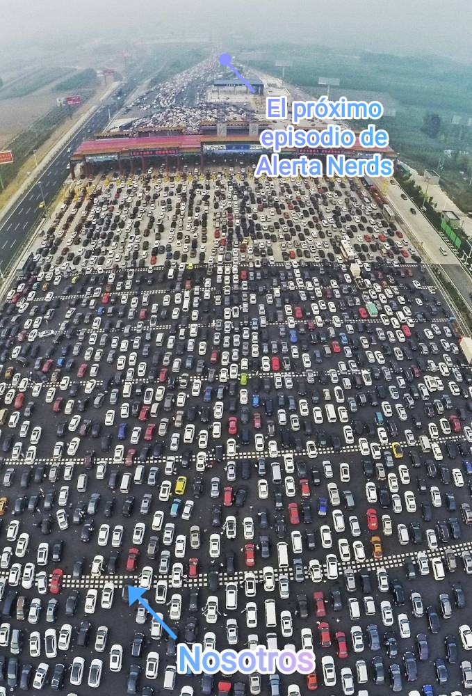 Sumimasen, estamos en un atasco