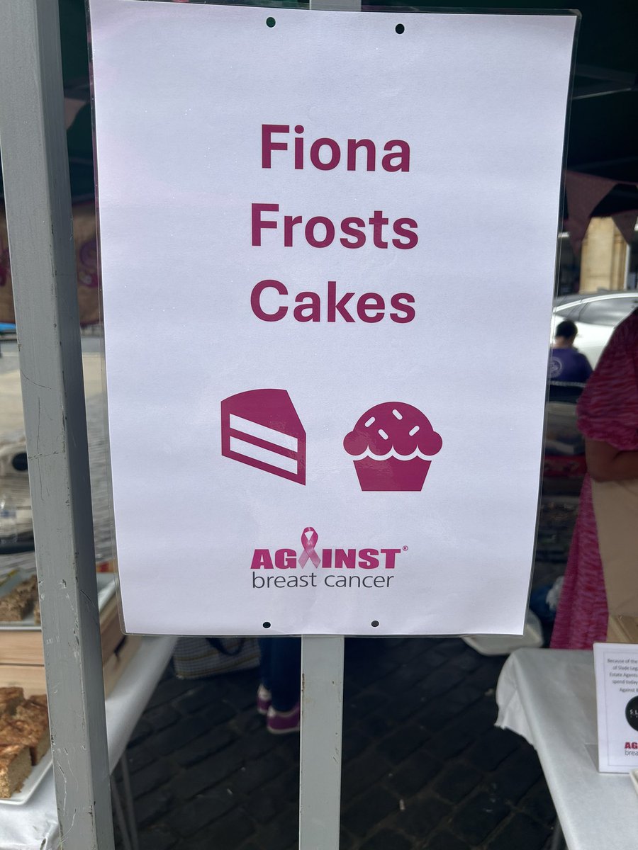 bho_rh's tweet photo. Cake stall at Splash of Pink is open for business! Come and support
Against Breast Cancer at Fiona’s fabulous cake stall! Ruth is helping out alongside our colleagues and neighbours Slade Legal https://t.co/HcsBwc4fip