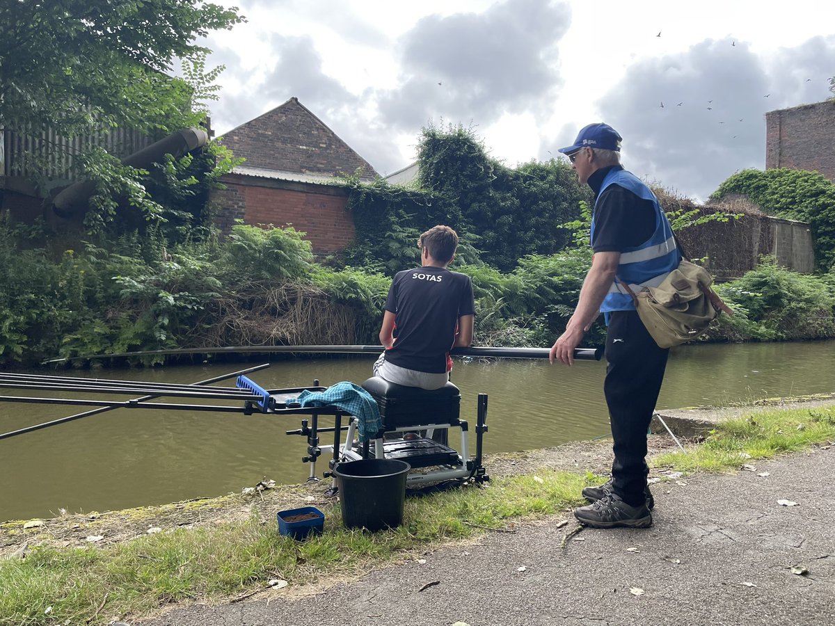 TraceyLadyPlumb's tweet image. @CanalRiverTrust @CRTFisheries brought the nephew this morning to Stoke. I have more fishing gear in my car than when I go camping for a wk! #LetsFish #Fishing #nephew