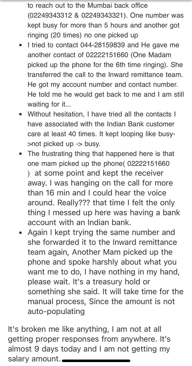 anand_babs's tweet photo. @MyIndianBank Can I please have some update. I didn’t expect this from Indian Bank https://t.co/MKAtIlfFTM