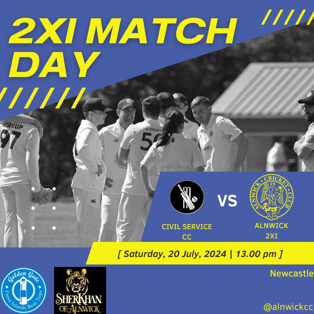 Alnwick Cricket Club (@alnwickcc) on Twitter photo It’s Match Day!
The 1s host <a href="/Washy_CC/">Washington Cricket Club</a> today and the 2s travel down to Newcastle to play Civil Service.
The bar will be open all day at Weavers Way so head on down to the club to support the club with a Madri or soft drink in hand 🍻
#ACC #UTW 🔵🟡🏏 It’s Match Day!
The 1s host <a href="/Washy_CC/">Washington Cricket Club</a> today and the 2s travel down to Newcastle to play Civil Service.
The bar will be open all day at Weavers Way so head on down to the club to support the club with a Madri or soft drink in hand 🍻
#ACC #UTW 🔵🟡🏏
