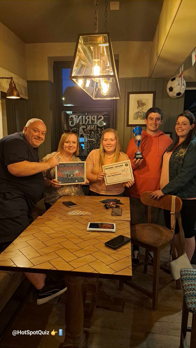 Your next Hot Spot Smartphone Quiz is tomorrow from 8pm &amp; it's free to take part!

Book your table -
springinn.co.uk/?modal=booking
Or call us on 01706 633529
