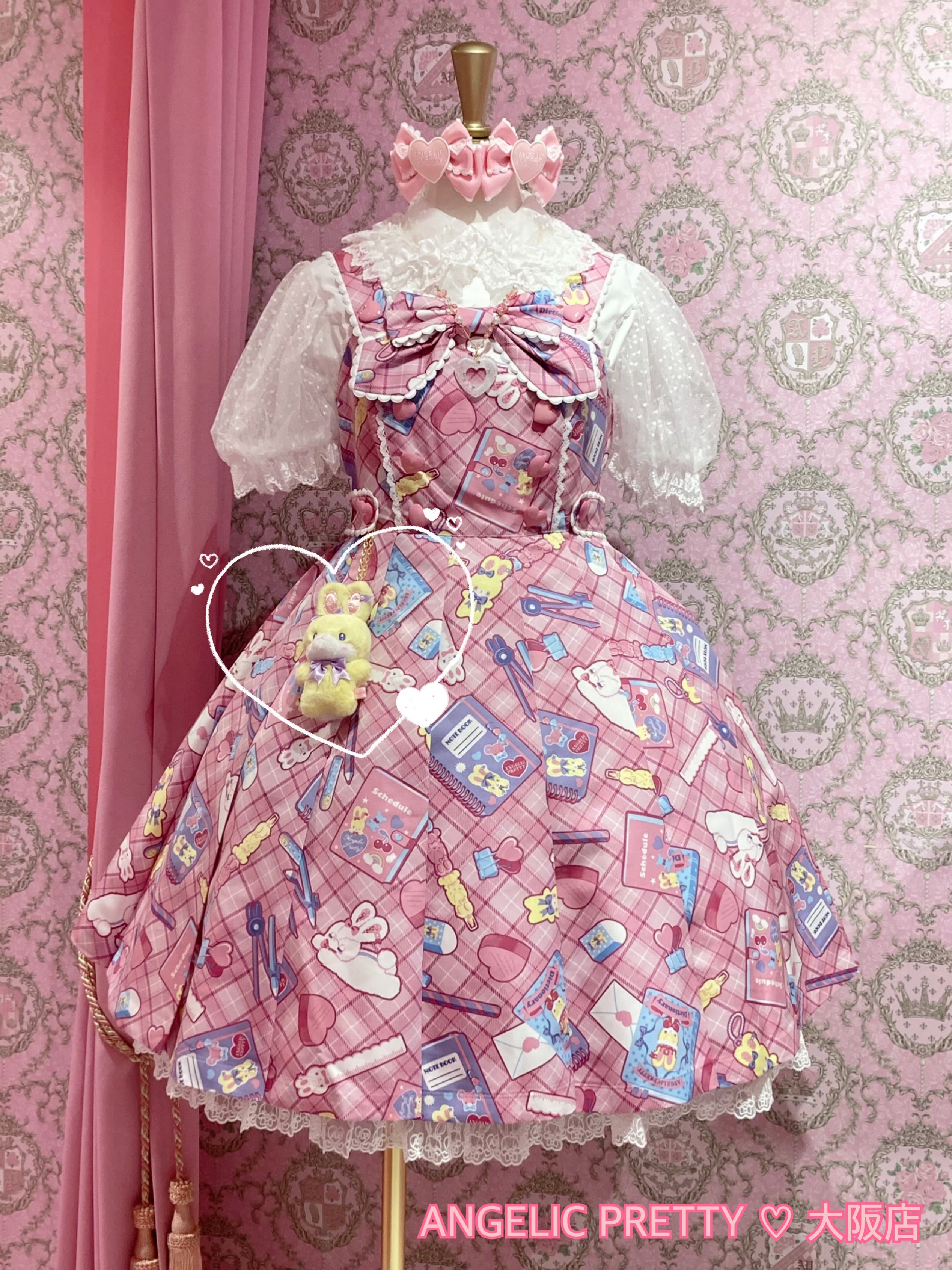 アシーナニューヨーク angelic pretty Fancy Stationery jsk セット アシーナニューヨーク angelic pretty Fancy Stationery jsk セット