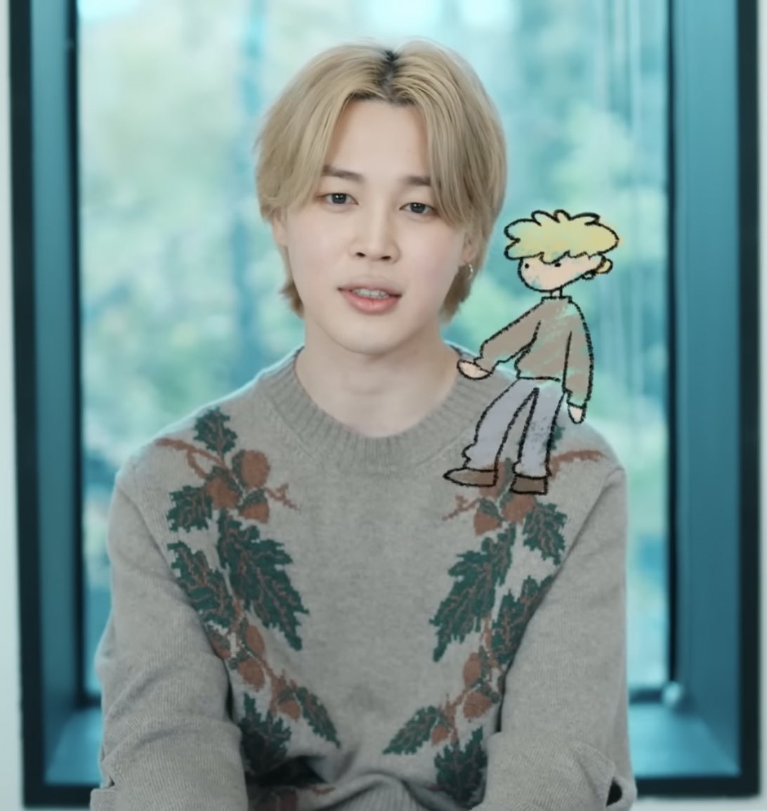 BangtanStyling's tweet photo. PARK JIMIN
STEFAN COOKE
• oak leaf jumper 
$800
( mmm mini &amp; moni music ) https://t.co/zLipbQbcOs