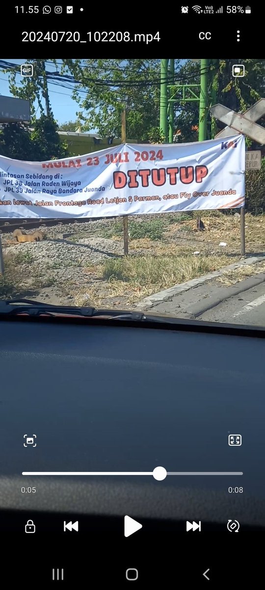 vbkis's tweet photo. @e100ss pengumuman penutupan jalan https://t.co/YveVT1Il4k