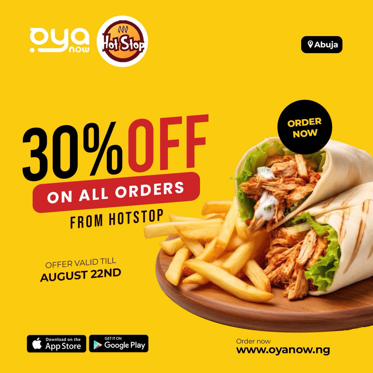 Oyanowng's tweet photo. Enjoy up to 50% off on ALL orders from this Amazing restaurants. Don’t miss out on this deal, Place an order on the OyaNow app or webap at https://t.co/uH4lqLSqlC.
.

 #freedelivery Kano Protest kuda Arrest Kelly dangote Reno Beads Movie soundman EP #Accessreferandwin Ayo Maff https://t.co/IFydzmJS2M