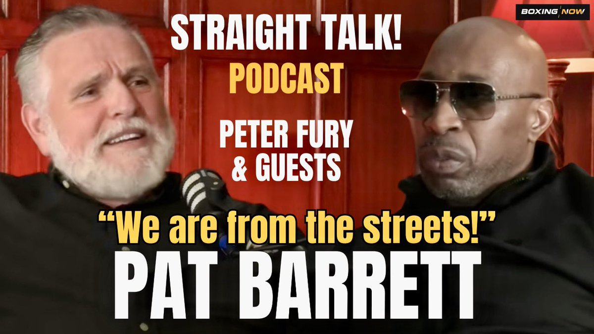 Boxing Now (@boxingnow_) on Twitter photo This Sunday 7pm ‘Straight Talk’ with <a href="/peterfury/">peter fury</a> and Guests
On this episode is former British and European champion and world title challenger Pat Barrett <a href="/BlackFlashPromo/">Black Flash Promotions (Pat Barrett)</a>
Pat is now a successful trainer like Peter and the pair reminisce on how they met in the 80’s and how This Sunday 7pm ‘Straight Talk’ with <a href="/peterfury/">peter fury</a> and Guests
On this episode is former British and European champion and world title challenger Pat Barrett <a href="/BlackFlashPromo/">Black Flash Promotions (Pat Barrett)</a>
Pat is now a successful trainer like Peter and the pair reminisce on how they met in the 80’s and how