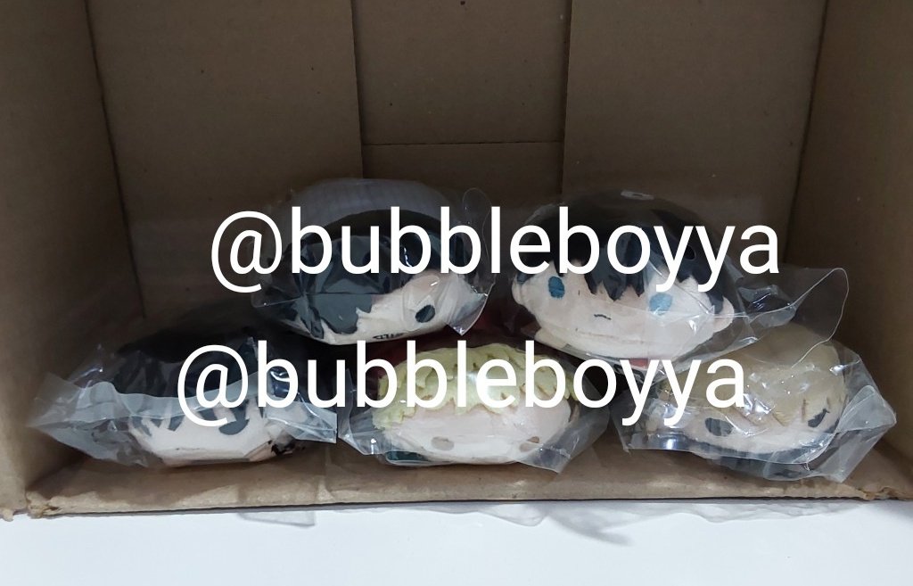 bubbleboyya's tweet photo. ขายเหมา โนรุ ไฮคิว จจส 
5 ตัว มือ 1 ของครบทุกตัว มีป้าย มีถุง
👏 โท้บดำ คุโระสูท ยูจิ เม อินุ 
💖 2750 บาท
โควทไปหารได้ค่ะ รับมัดจำ 50% 🥰

#ตลาดนัดไฮคิว #ตลาดนัดhaikyuu #ตลาดนัดhq #ตลาดนัดจจส #ตลาดนัดJJK #ตลาดนัดอนิเมะ #ตลาดนัดอนิเมะรวมด้อม https://t.co/XJ26JS5nAX