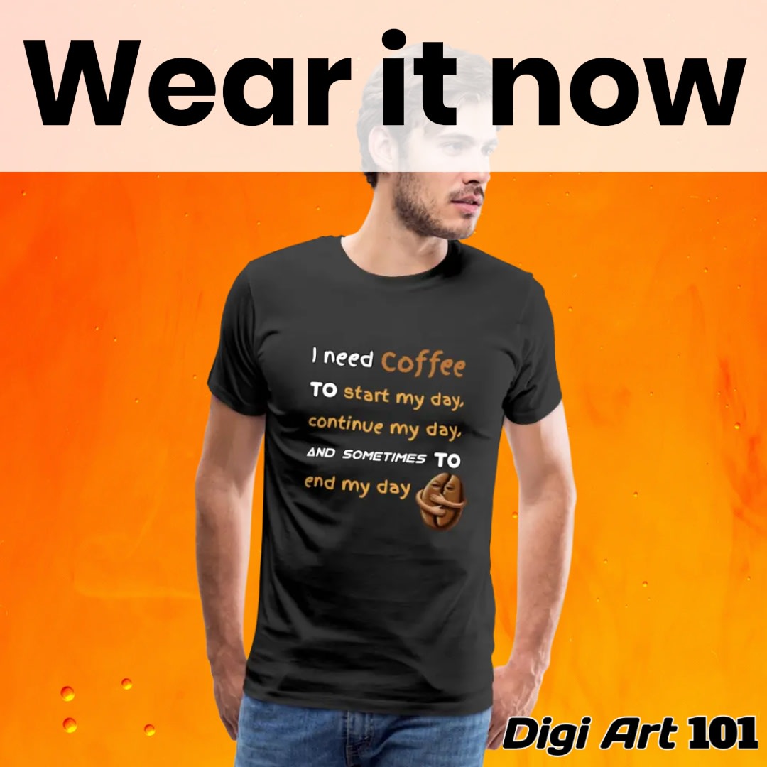 DigiArt101's tweet photo. Link In Bio 

I need coffee to start my day, continue my day, and sometimes to end my day
 
Always coffee 
Coffee shirt
https://t.co/zqVlQFuheH

#fashion #shirt #shirtsformen #coffee #coffeeshop #printondemand #amazon #merch #teespring #teenfashionoutfits #americana #tiktok https://t.co/Hi8JLlyfXQ