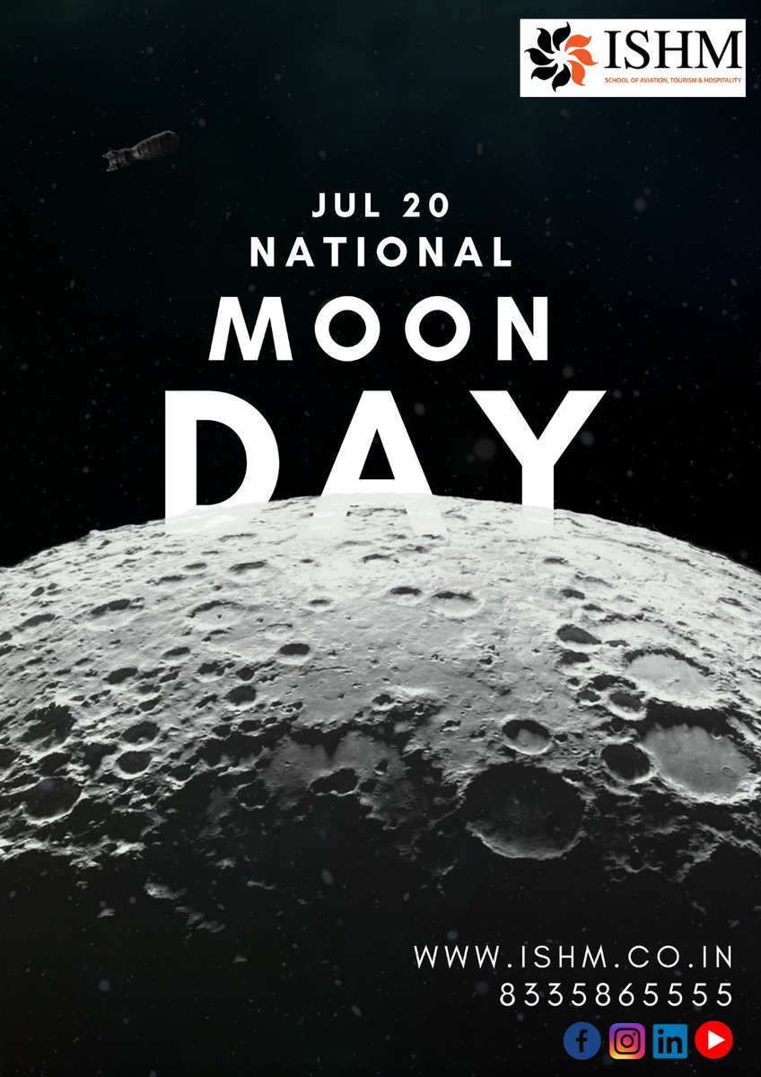 ISHM42943848's tweet photo. 🌕✨ The International School of Hospitality Management wishes everyone a joyous International Moon Day! 🌕✨

#InternationalMoonDay #HospitalityManagement #1969 #FirstMoonLanding #DreamBig #ReachForTheStars #ISH https://t.co/oyyVpVcliH