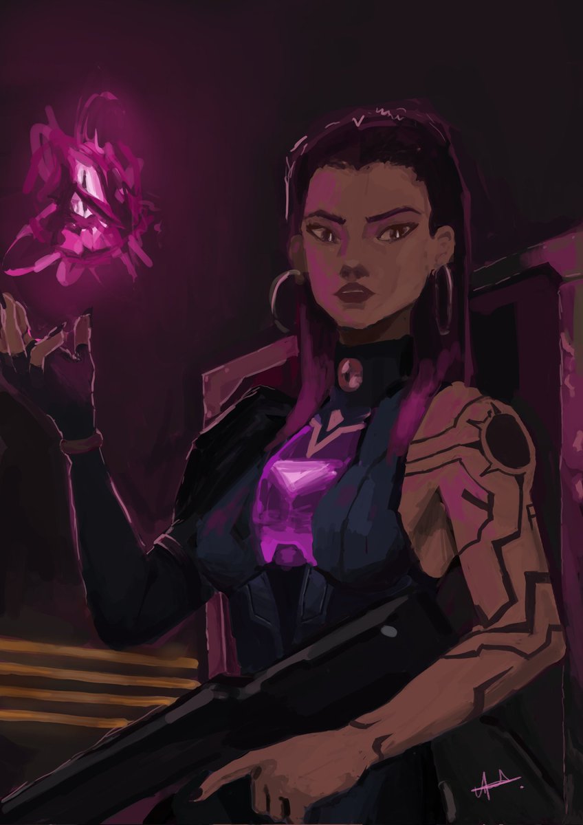 purple to deep pink #ValorantArt #VALORANT