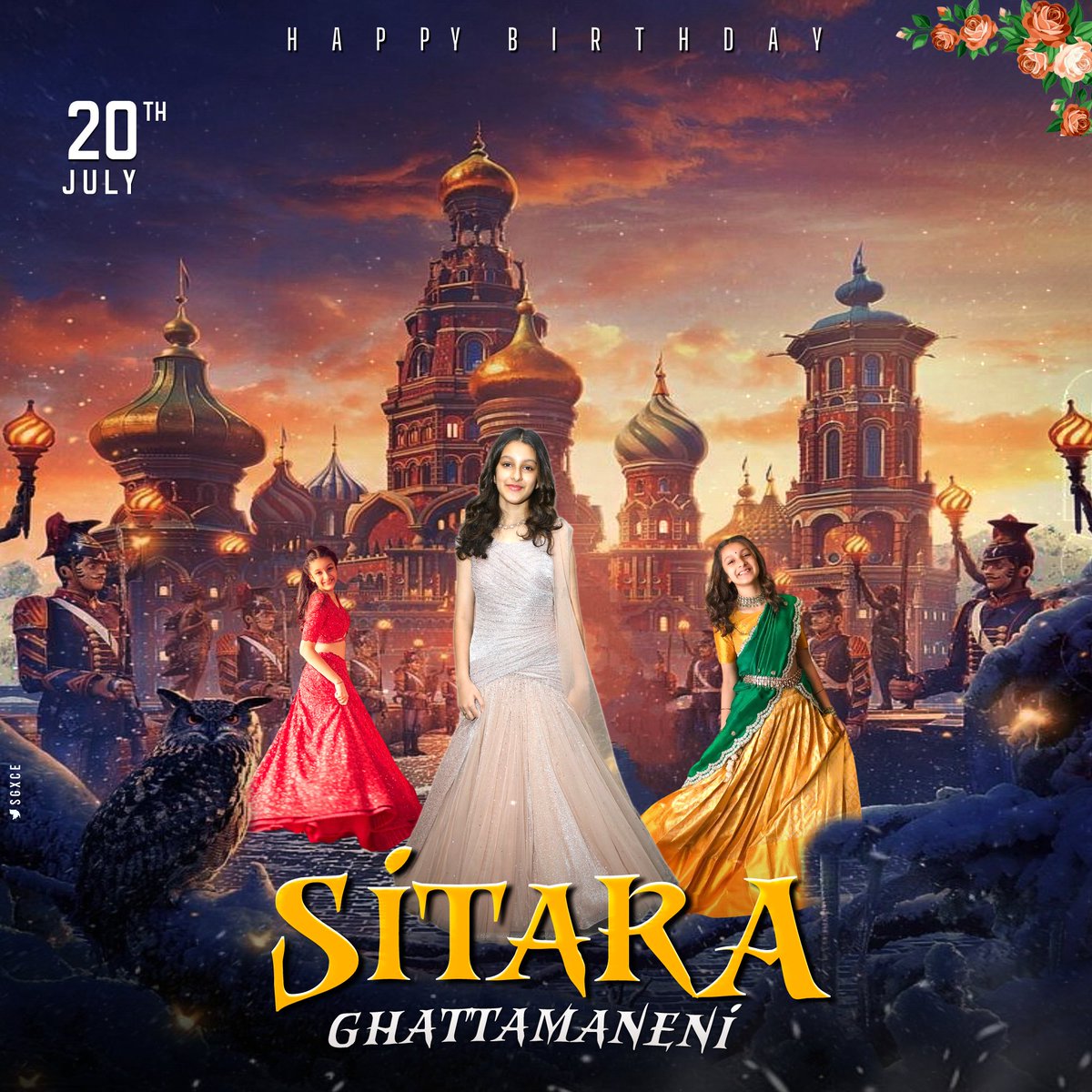 vector_dzns's tweet photo. Our Little Princess #SitaraGhattamaneni has turned "12" today Wishing Very Happiest Birthday Princess ๐ธ
#HBDPrincessSitara #Unitedmbfans
#CelebrateSSMB
@urstrulyMahesh
#sgxce #posterdesign
#samb29 https://t.co/XDirhRNSQ3