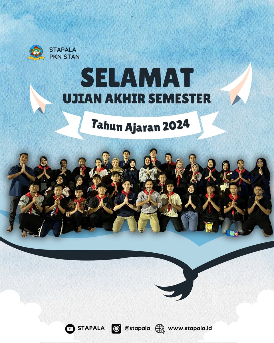 STAPALA's tweet photo. Selamat UAS Genap!!! https://t.co/JRe7LmtJfU