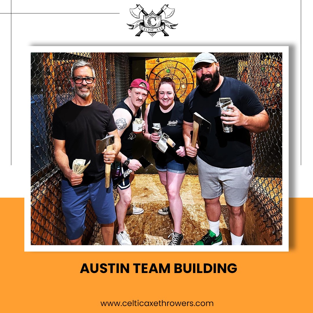 Looking for a unique team-building activity in Austin? Celtic Axe Throwers offers the perfect solution! Strengthen bonds and build teamwork skills with our exciting axe-throwing sessions. 
bit.ly/3n1G9oL 

#TeamBuildingAustin #AxeThrowingFun #AustinActivities