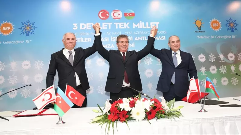GVaruzhan's tweet photo. Today, 50 years ago Turkey started the occupation of Cyprus.
While still there are some negotiations, Turkey continues to build a full Turkish state there. 
In recent years it also developed a new concept along with Azerbaijan: "One nation, three states", which includes Cyprus. https://t.co/QKvIjRwr5O